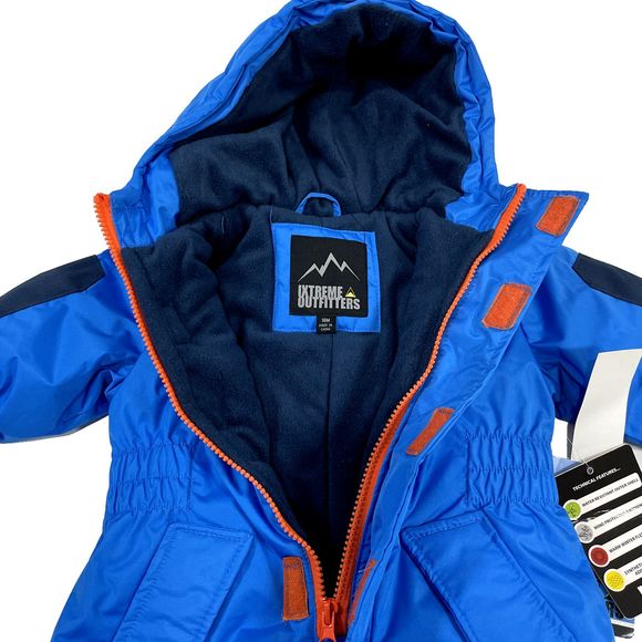 Kids Blue Snowsuit - Picture 9 of 11